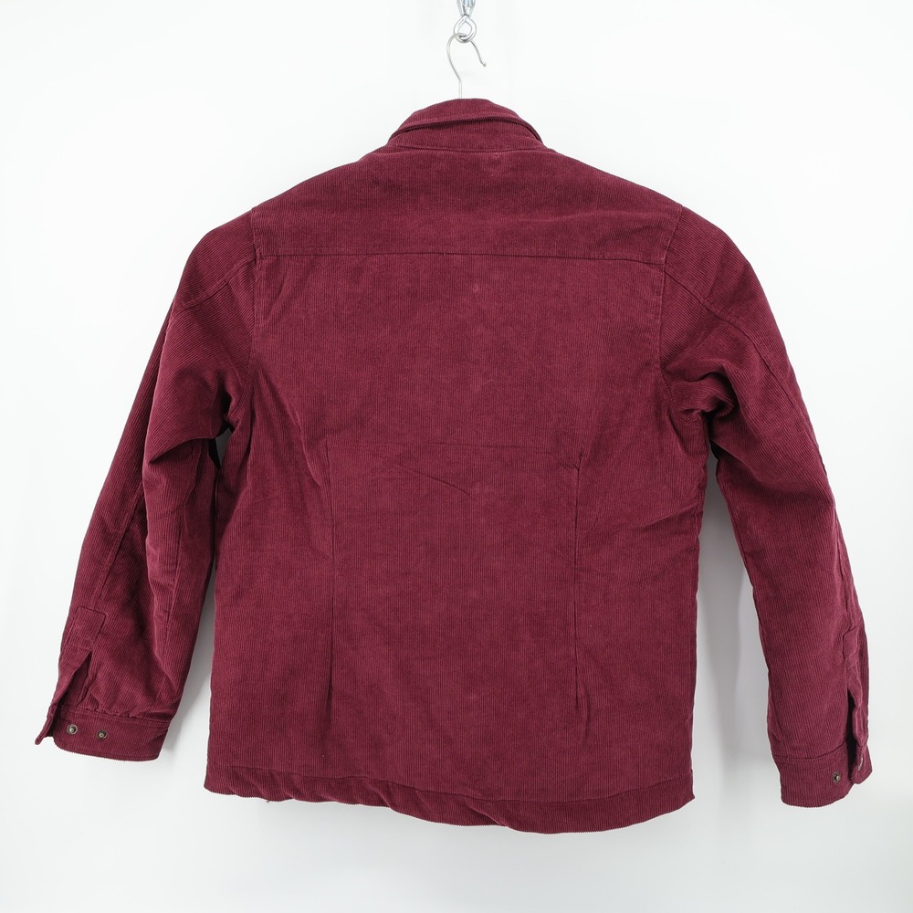NEW Robert Graham Mens Burgundy Corduroy Quilted Lined Jacket Medium MSRP $298 - Picture 3 of 9